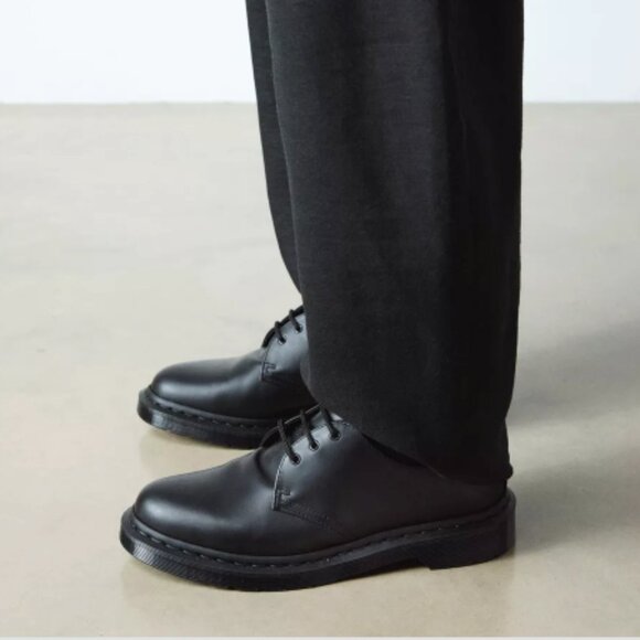 Dr Martens 1461 Mono Black Leather Oxford Shoe (USM6/USW7) main image 5